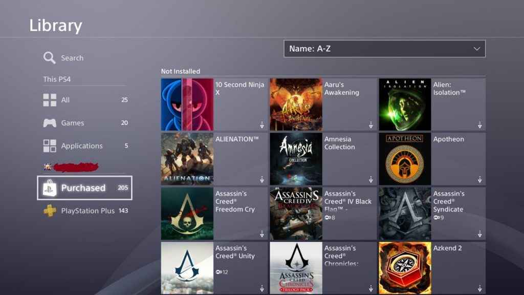 library update new ps4 firmware
