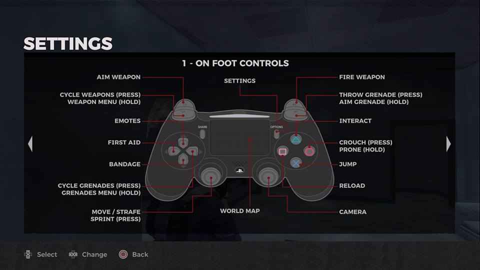 mentalitet Ledelse sommer H1Z1 PS4 Controls Explained - PlayStation Universe