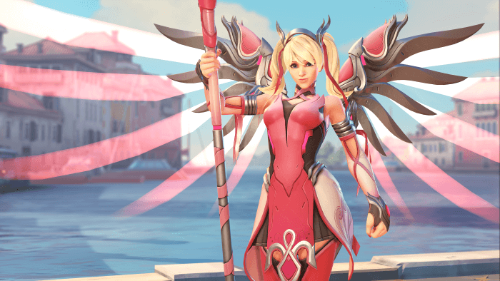 Sony Clarifies They Are Not Profiting From Overwatch's Pink Mercy Skin