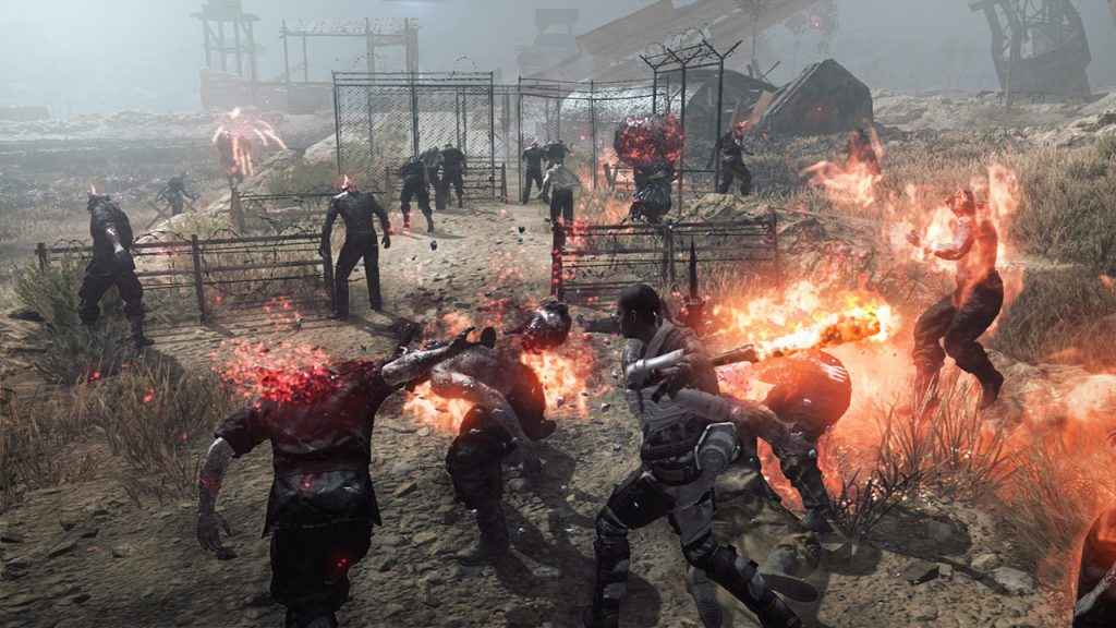 Hold off the denizens of the wasteland in Metal Gear Survive