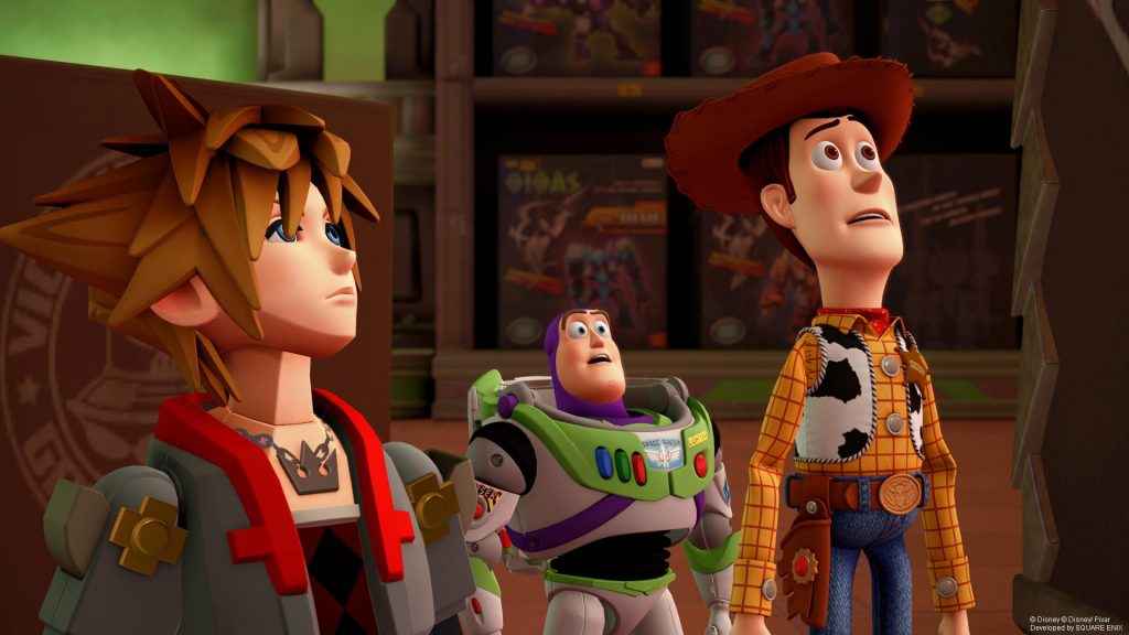 Sora joins Woody, Buzz, and the gang in Kingdom Hearts 3