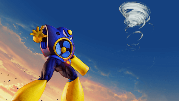 street fighter v mega man air man
