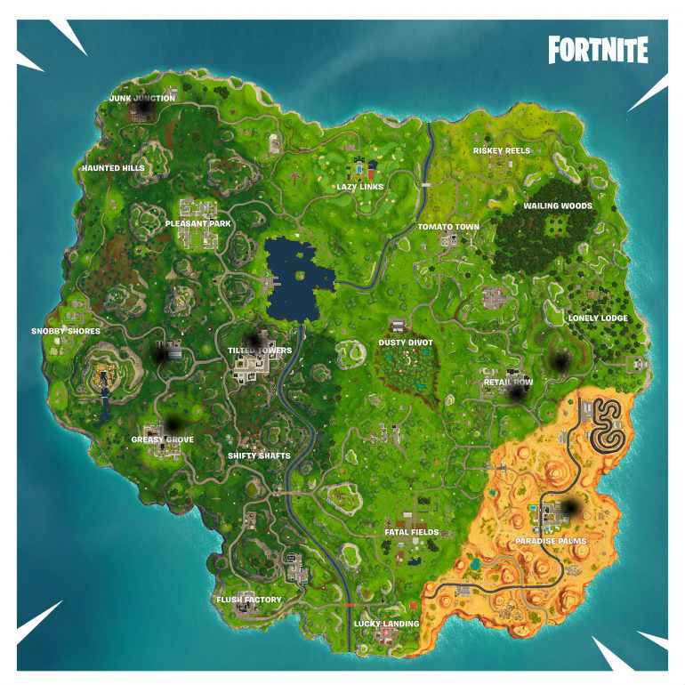 fortnite basketball locations all