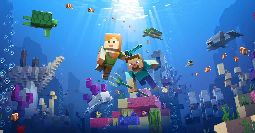 Minecraft Aquatic Update Is Ready To Download On PS4