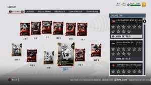 Madden 19 PS4 MUT team
