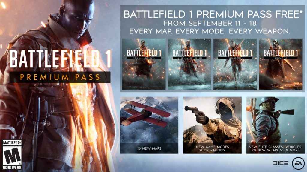 Battlefield 1 Premium Pass Giveaway Marks the Next Stop on the