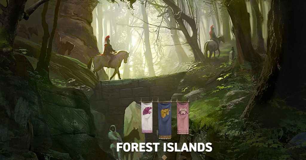 assassin's creed odyssey map forest islands