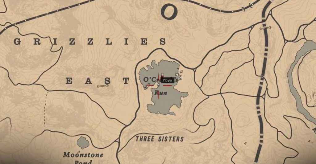 Red Dead Redemption 2 Jack Hall Gang Map 3 - PlayStation Universe