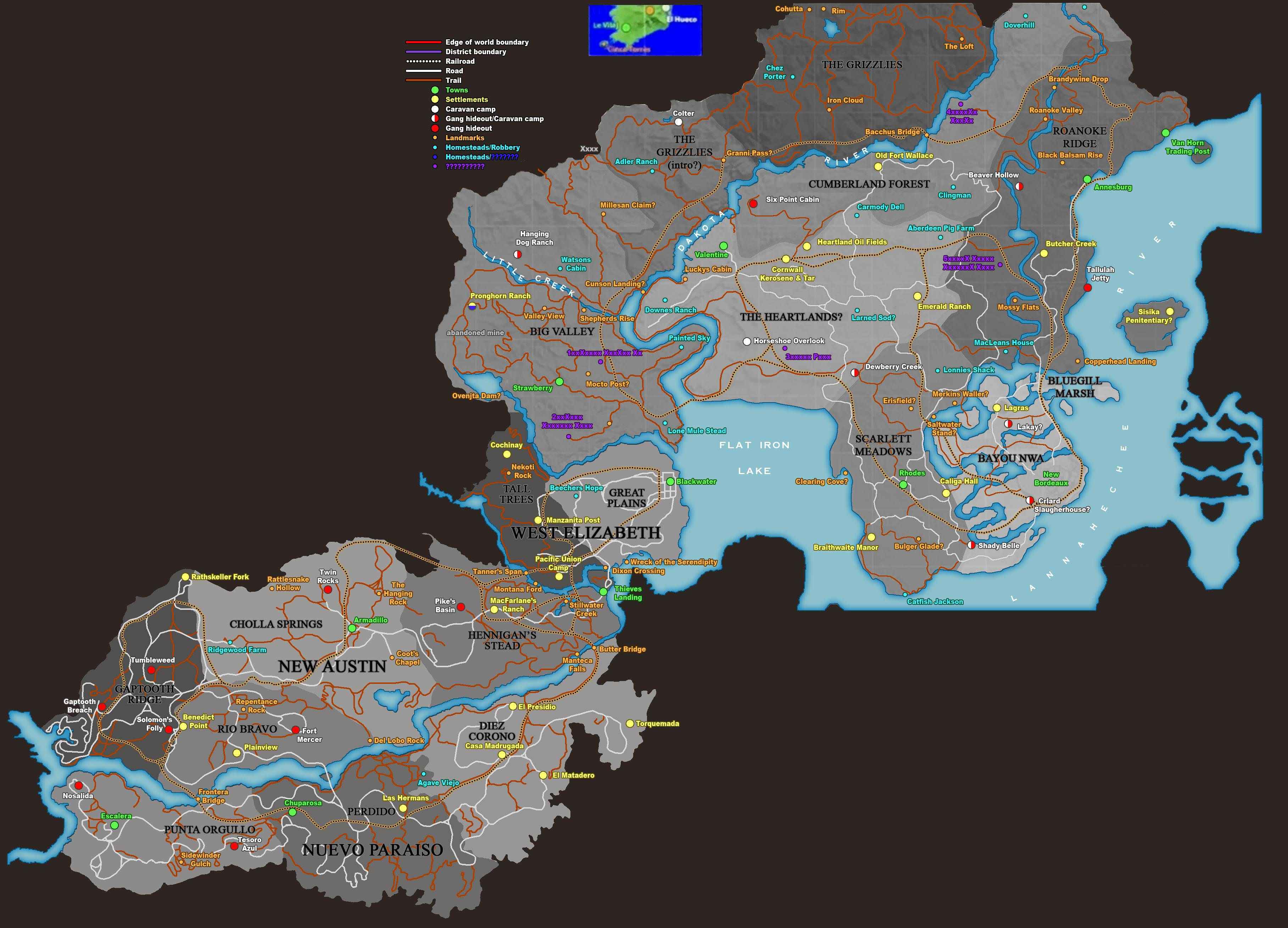 Rdr2 Markierte B ume Karte Vogeleier BVMEM