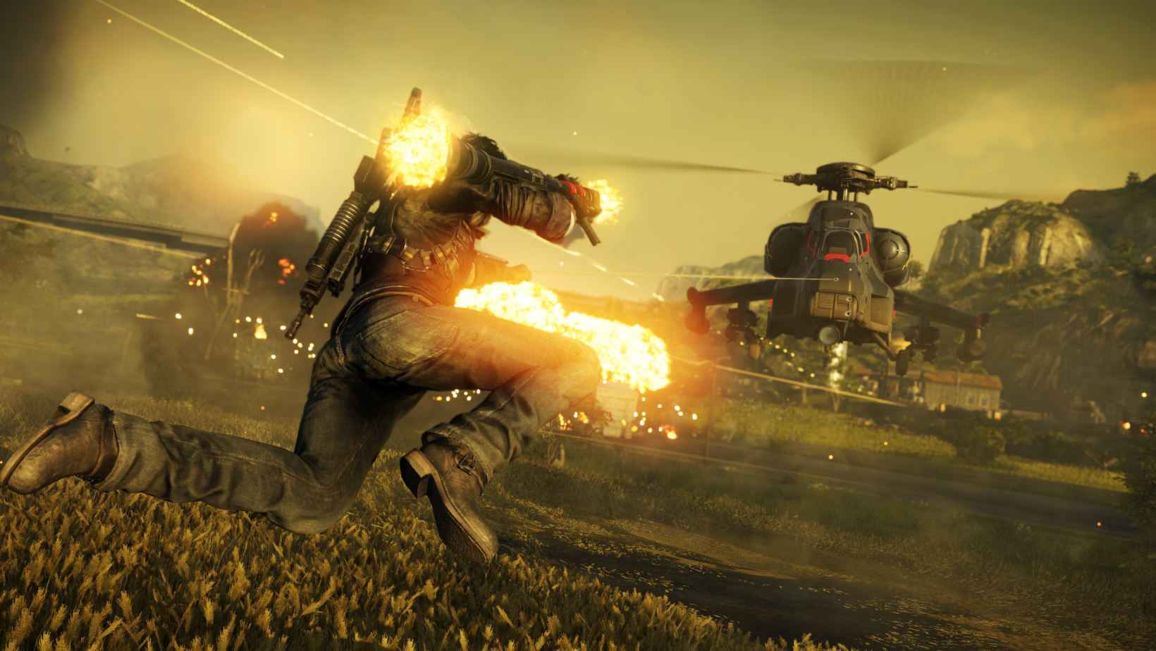The classic grapple is back in Just Cause 4.