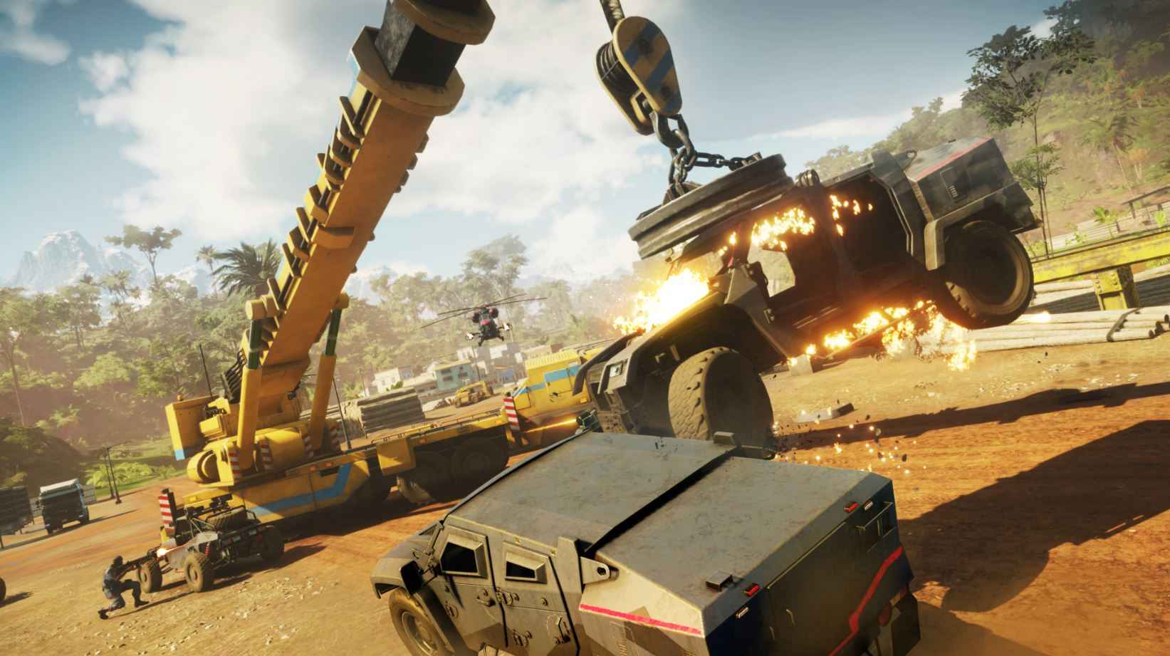 Stunts can be crazy in Just Cause 4.