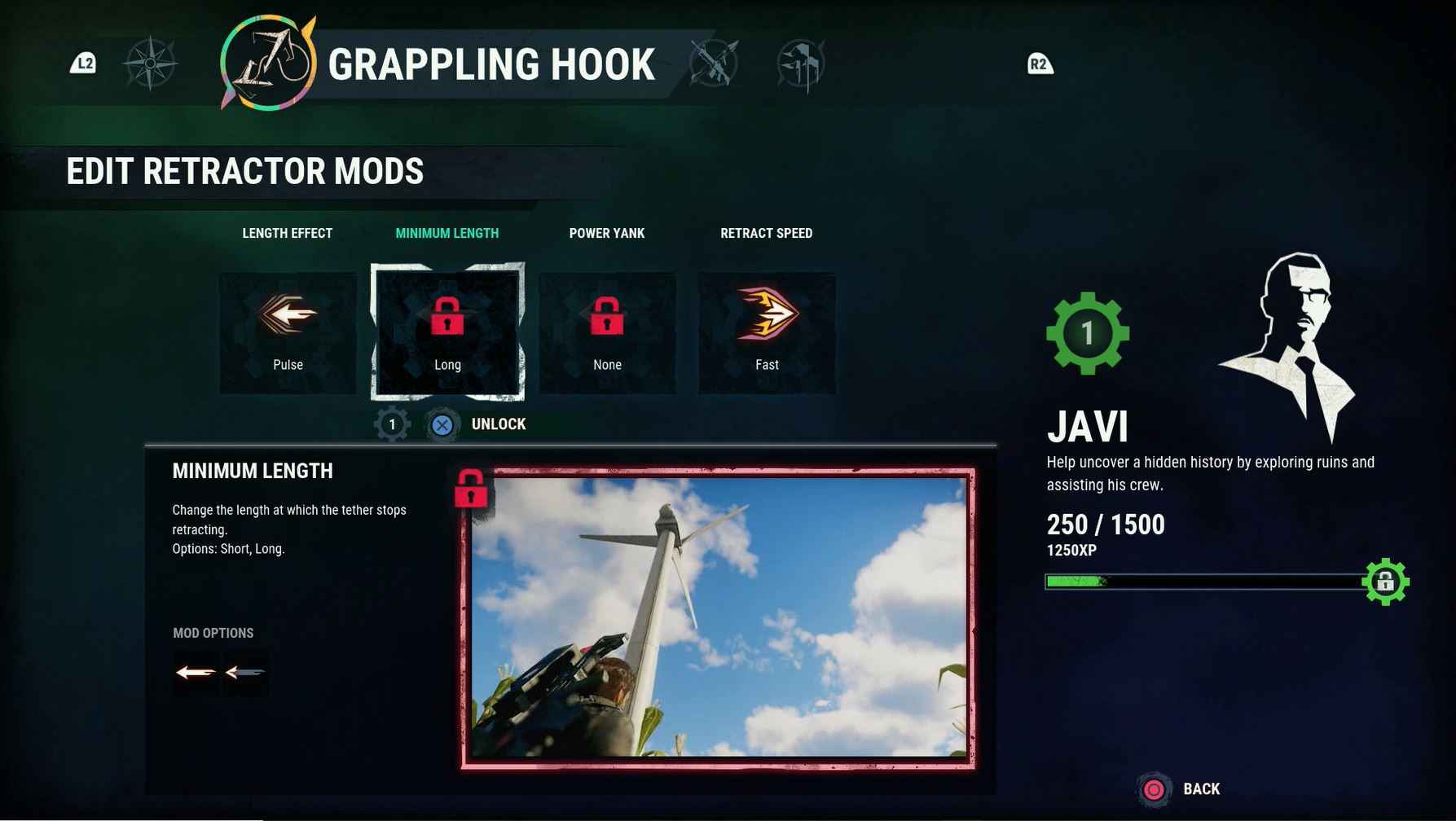 Just Cause 4 Review - Mods allow you to customise Rico's tools.