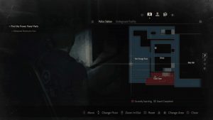 Resident Evil 2 Remake Raccoon Bobble Head 7 West of Clock Tower Room Map