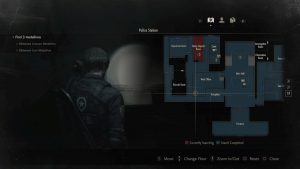 Resident Evil 2 Remake Inventory Pouch 1 West Office Safe Map