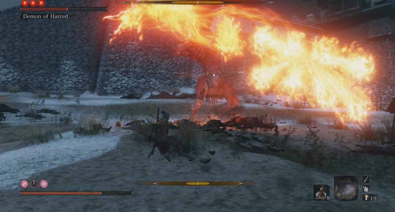 Sekiro: Shadows Die Twice Demon of Hatred Boss Guide - Ashina Outskirts