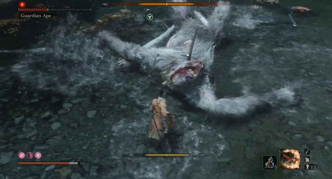Sekiro: Shadows Sie Twice Guardian Ape Boss Guide - Sunken Valley