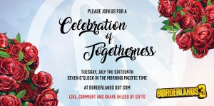 Borderlands 3 'Celebration of Togetherness' Possibly Teasing Crossplay