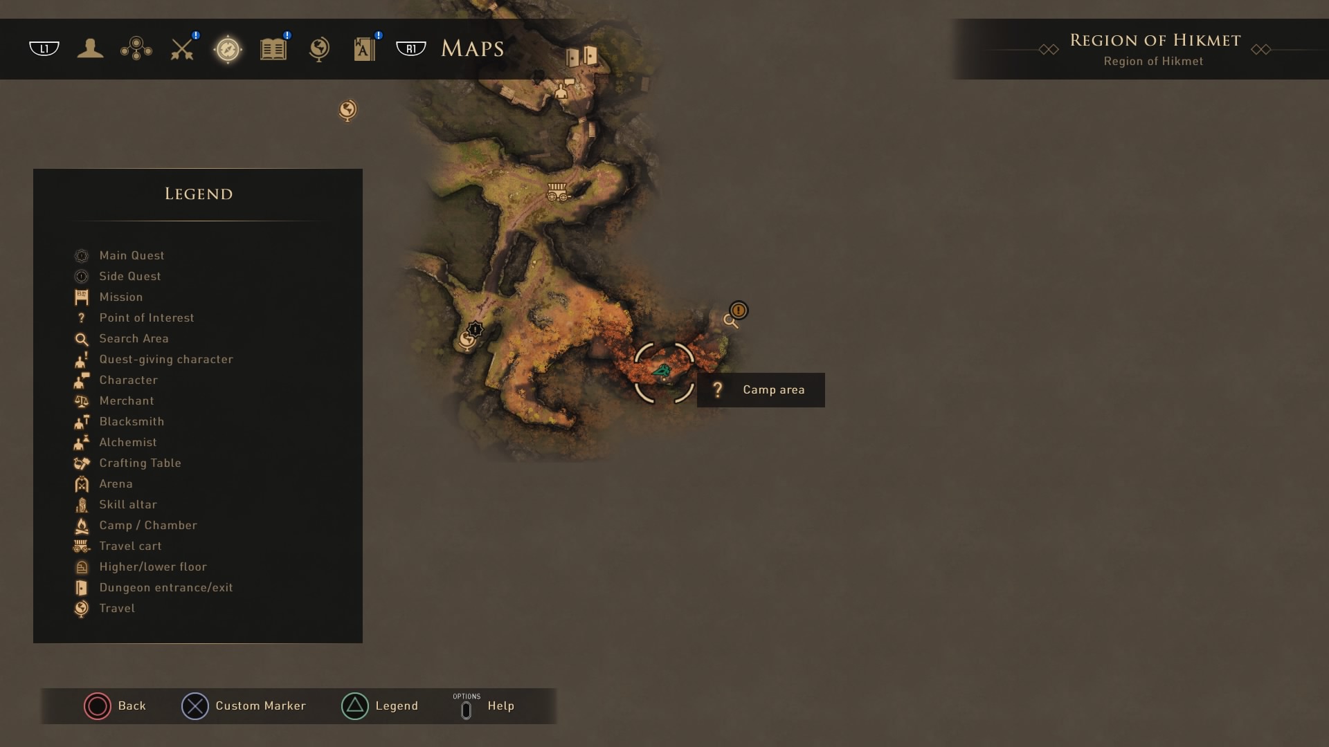 Greedfall: Region of Hikmet Campsite 02
