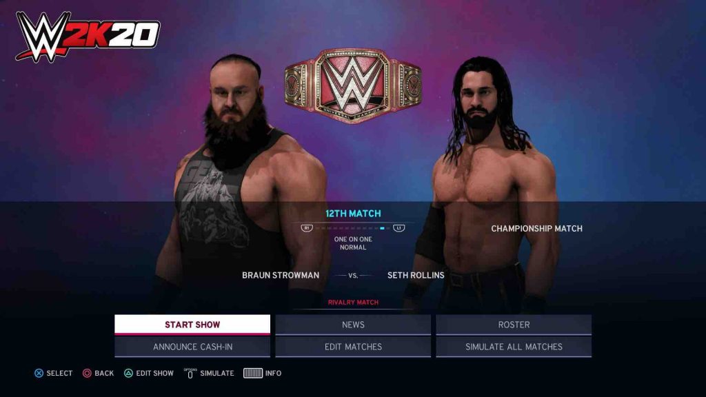 WWE 2K20 Universe Mode 2