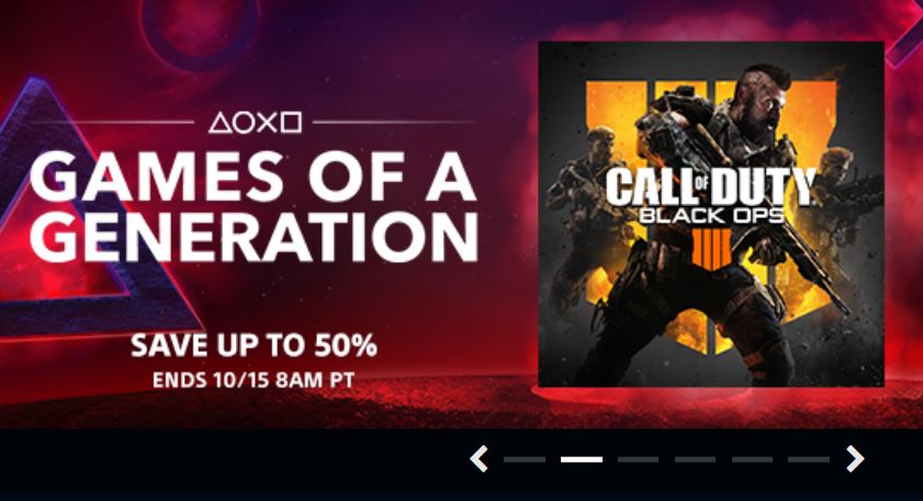 Games of a Generation PS4 Sale