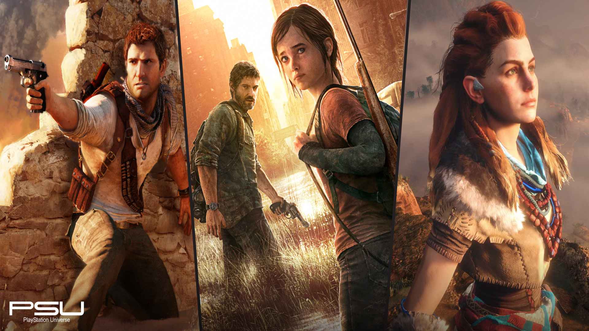 Uncharted The Last Of Us 2 Horizon Zero Dawn Playstation Wallpaper Playstation Universe