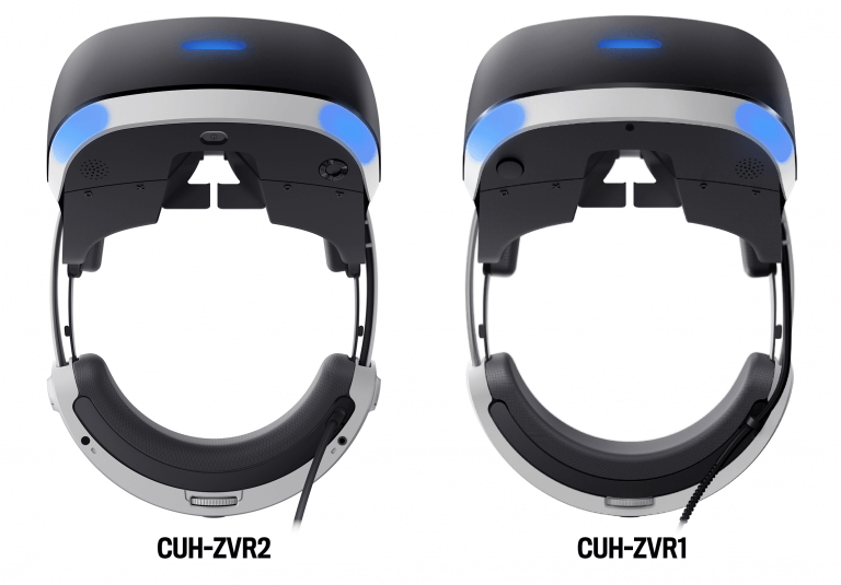 PlayStation VR Headset Comparison Old vs New PlayStation Universe