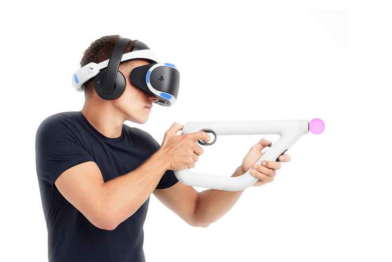 gold wireless headset psvr
