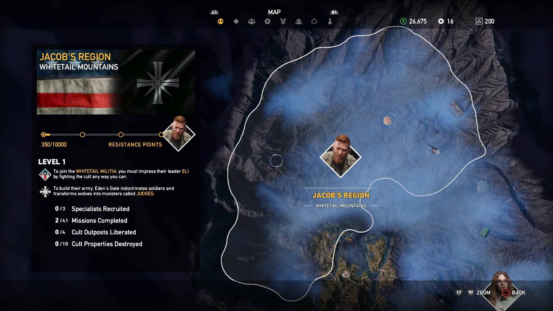 Far Cry 5 Bobblehead Map