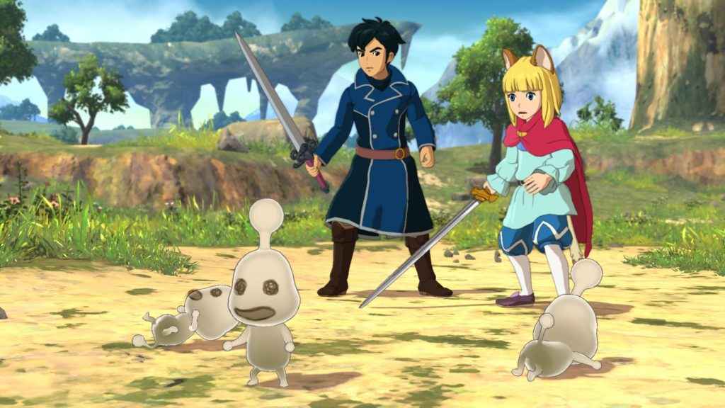 Ni no Kuni 2 Tumbledown Shrine – Higgledy Stone and Tainted Monster