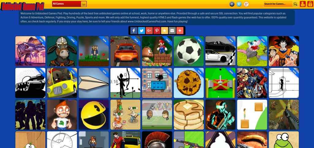 Play Best Free Online Unblocked Games For kids