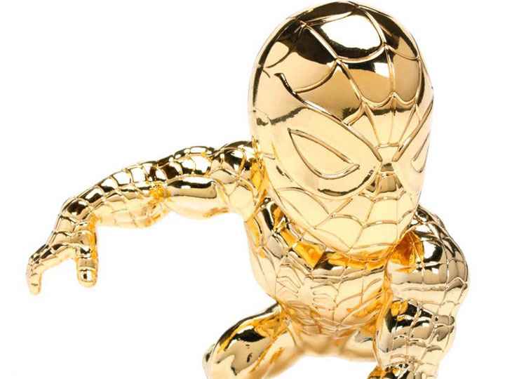 black and gold spiderman pop