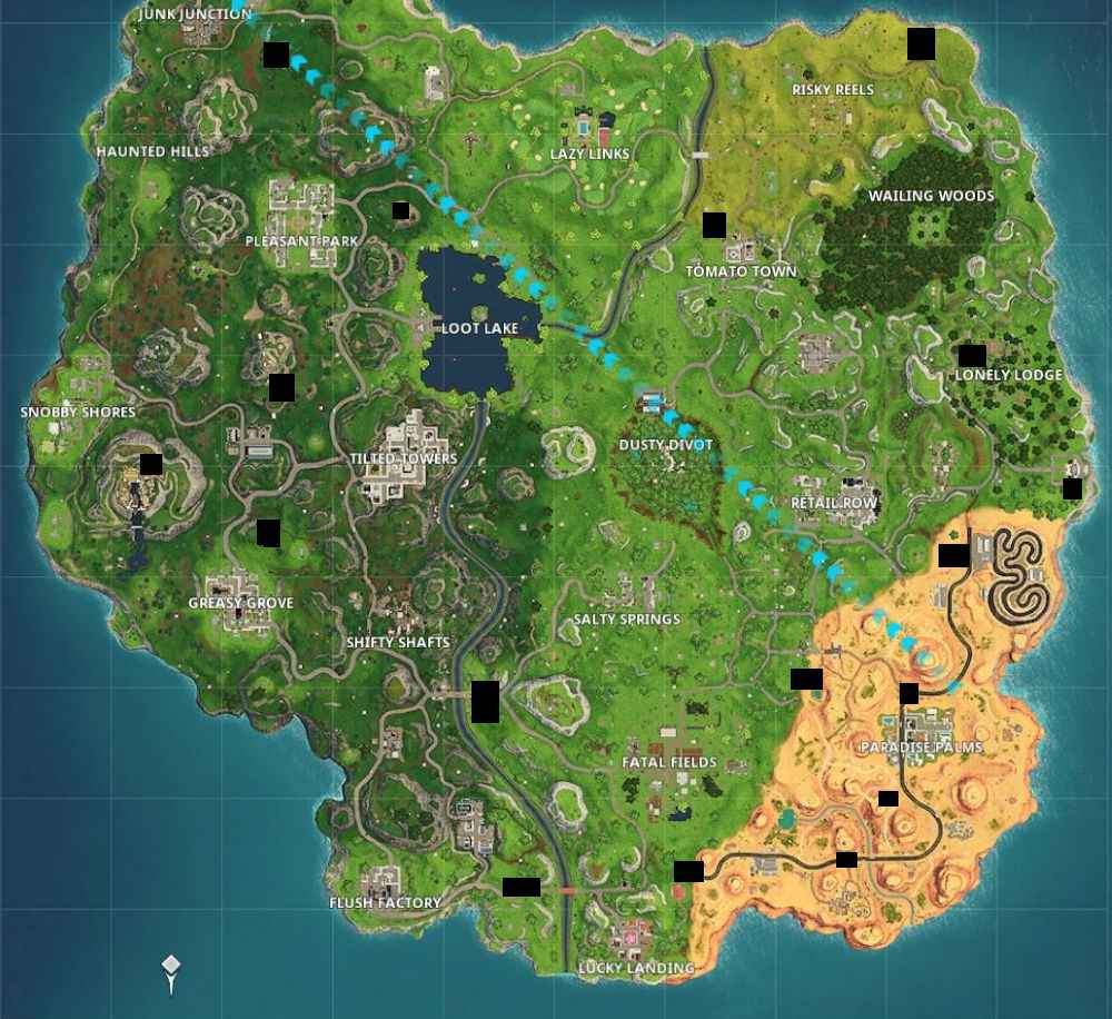 Fortnite Rift Portal Map Shows All Locations - PlayStation Universe