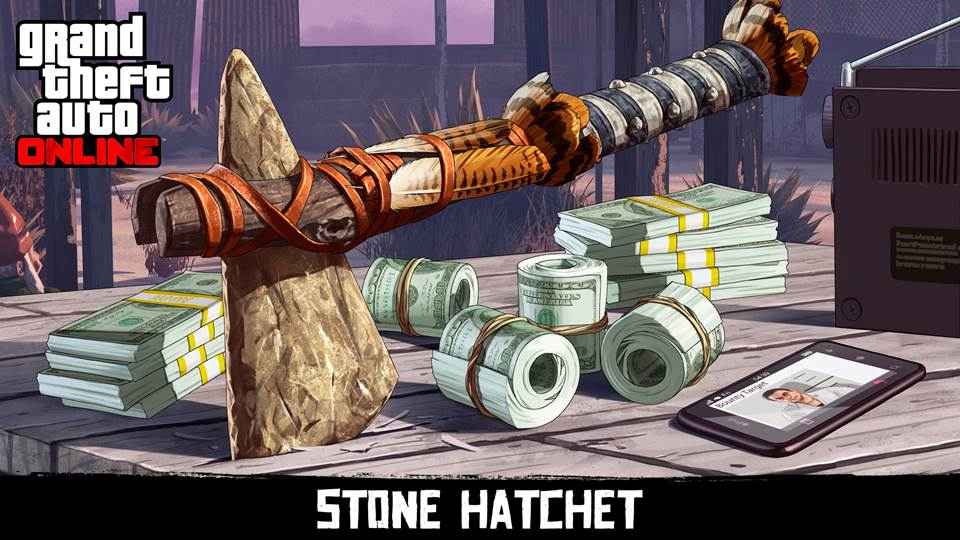 gta online and red dead redemption 2 stone hatchet