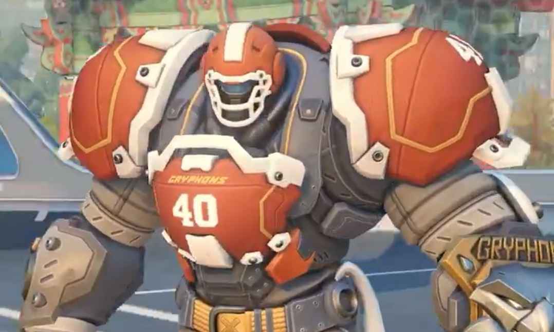 Overwatch New Reinhardt Skin Summer Games PlayStation Universe