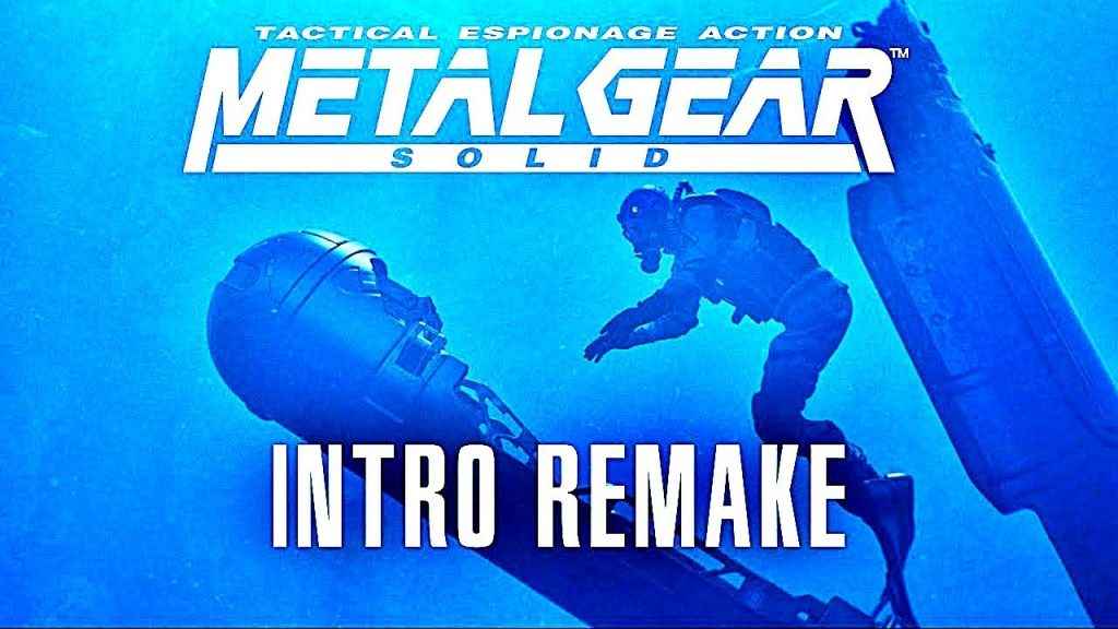 metal gear solid 2 intro remake