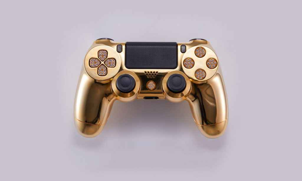 ps4 controller gold