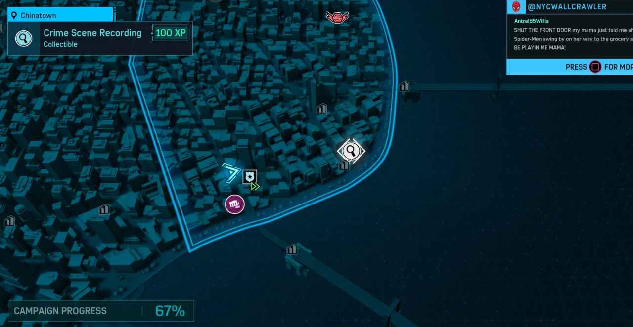 SpiderMan Silver Lining Crime Scene Recording Locations PlayStation