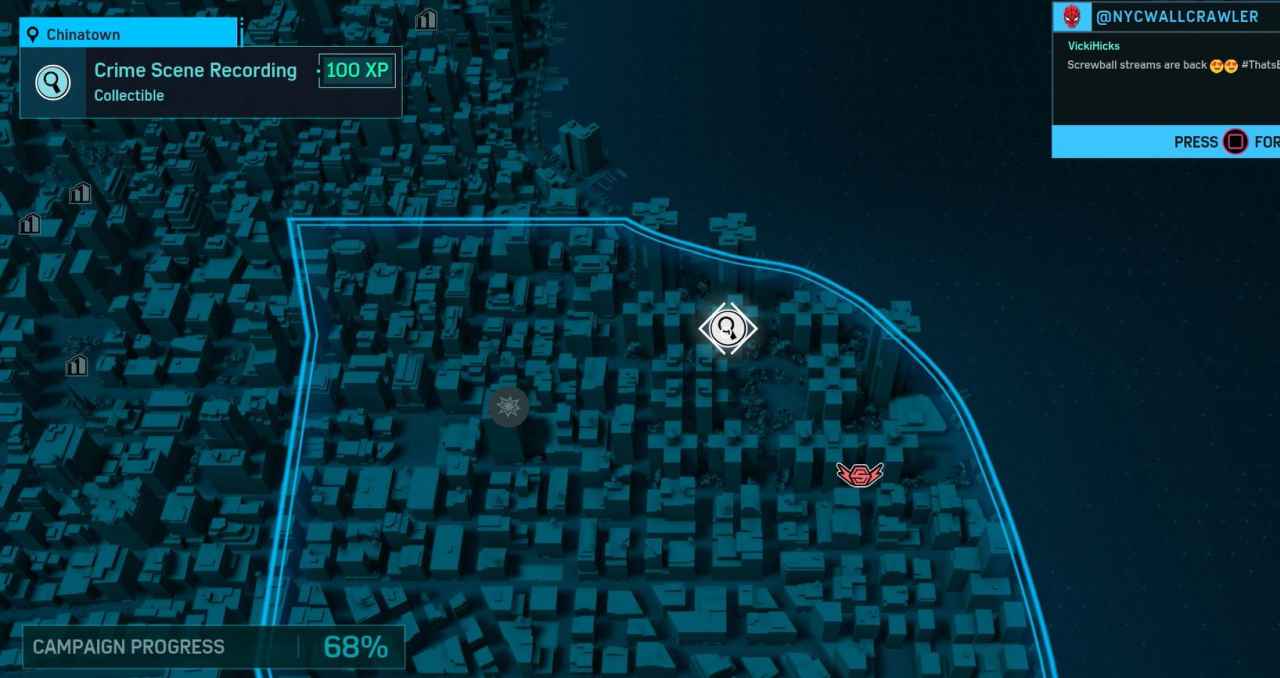 SpiderMan Silver Lining Crime Scene Recording Locations PlayStation