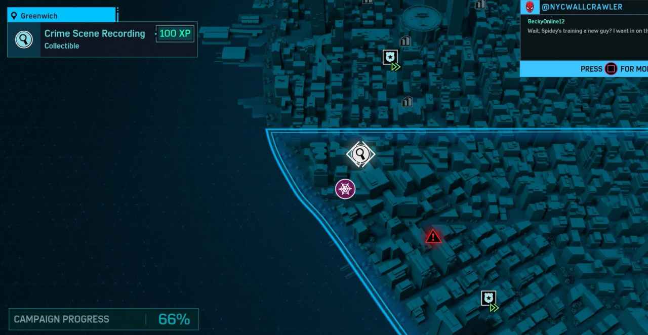 SpiderMan Silver Lining Crime Scene Recording Locations PlayStation