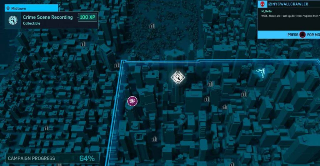SpiderMan Silver Lining Crime Scene Recording Locations PlayStation