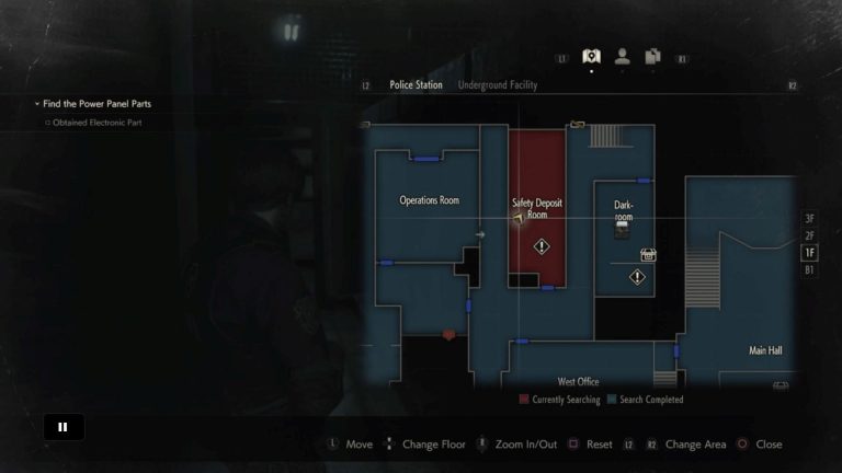 Resident evil 3 метро схема