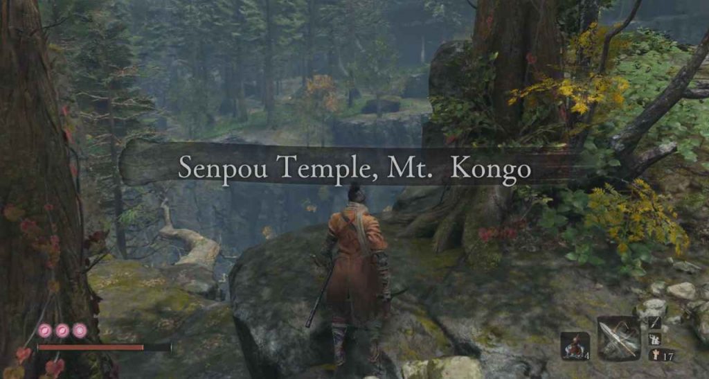 Sekiro Shadows Die Twice Senpou Temple Mt Kongo Walkthrough Items