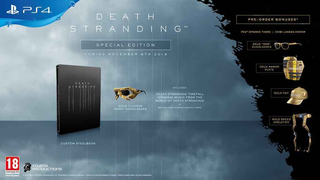 Death Stranding Collector's Edition and Three Other Editions Announced ...
