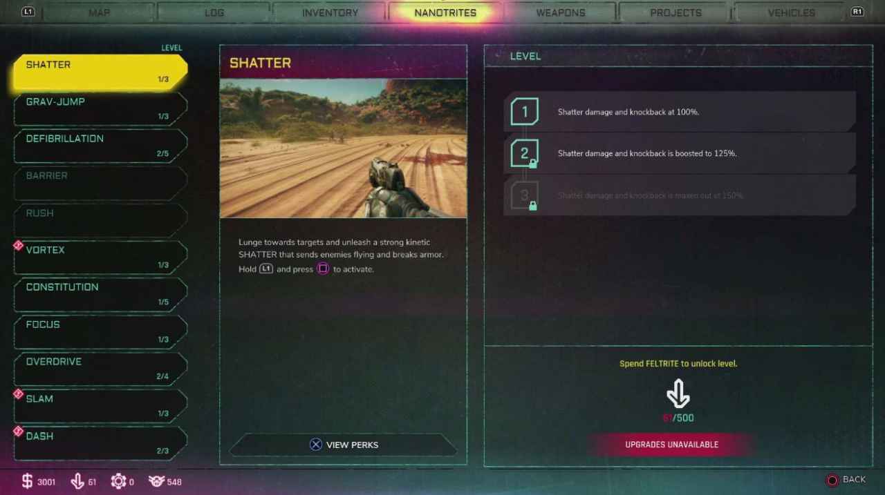 Rage 2 How To Upgrade Nanotrite Abilities, Where To Find Feltrite & Nanotrite Boosters