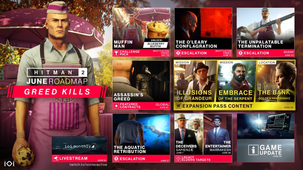 Hitman 2 June Roadmap Reveals New Missions Contracts And Updates hitman-2-june-roadmap-reveals-new-missions-contracts-and-updates