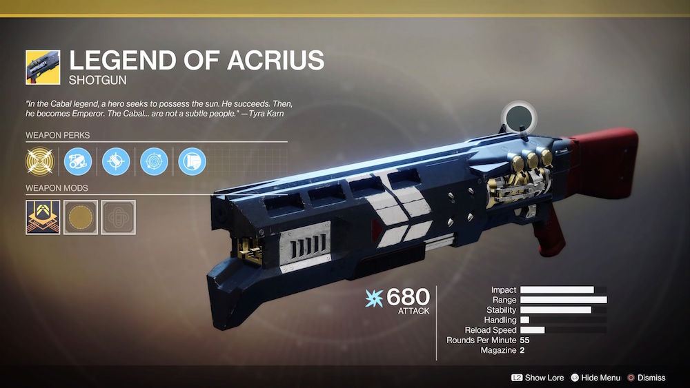 Destiny 2 How to Get Legend of Acrius PlayStation Universe