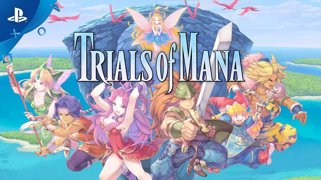 New Trials Of Mana Gameplay Trailer Digital Wallpapers Released Playstation Universe