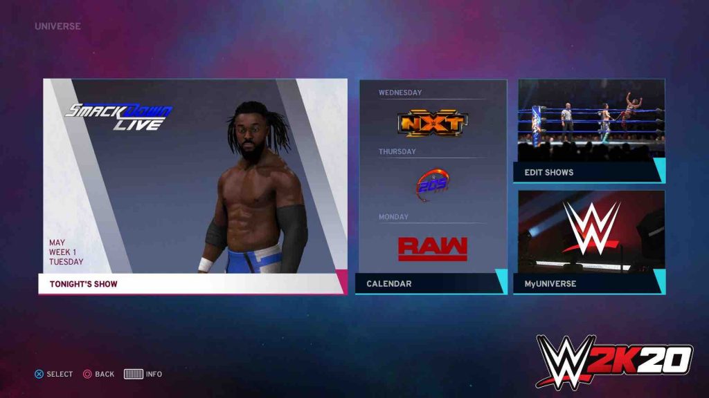 WWE 2K20 Universe Mode