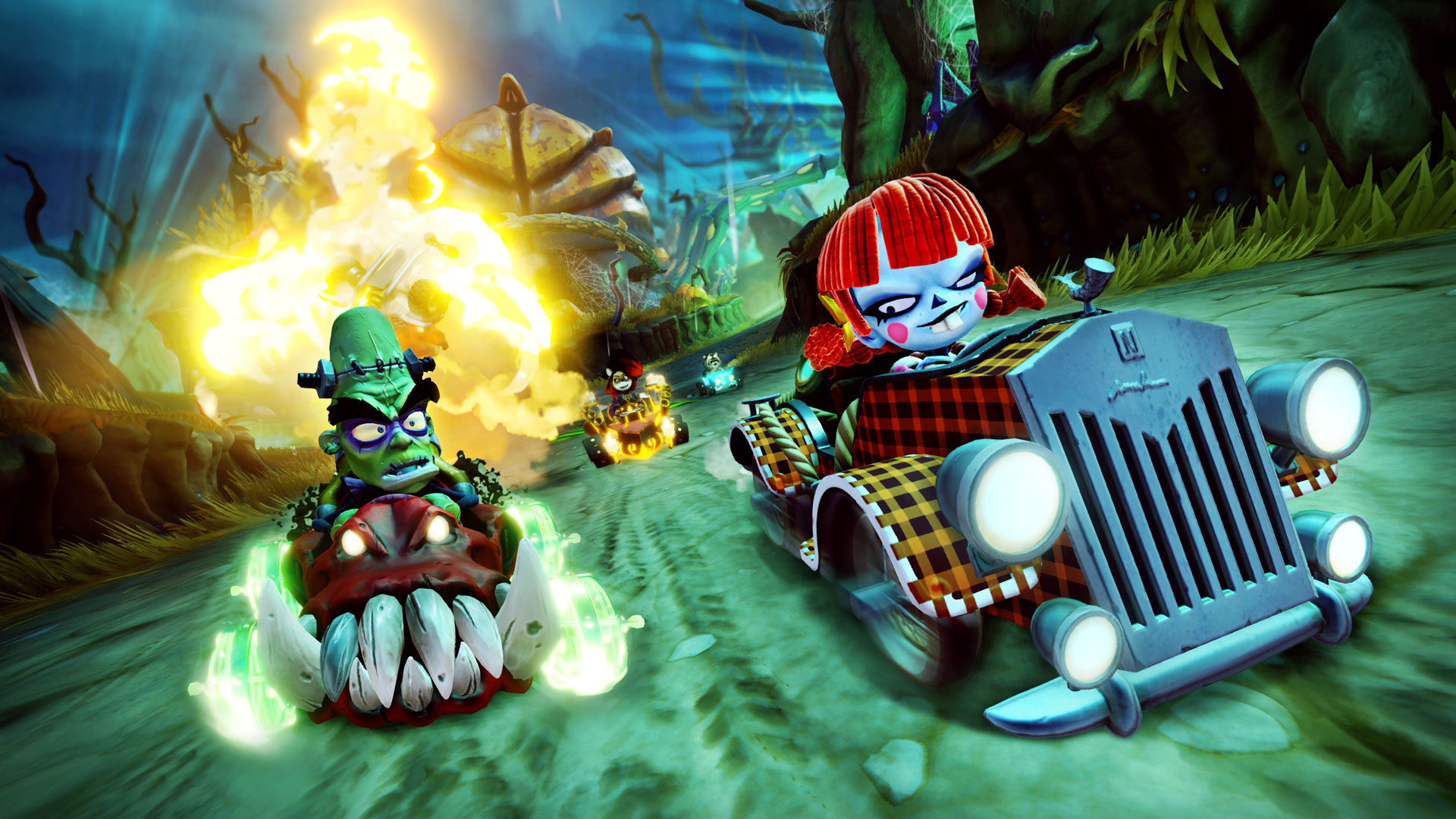 Crash Team Racing NitroFueled Spooky Grand Prix Detailed