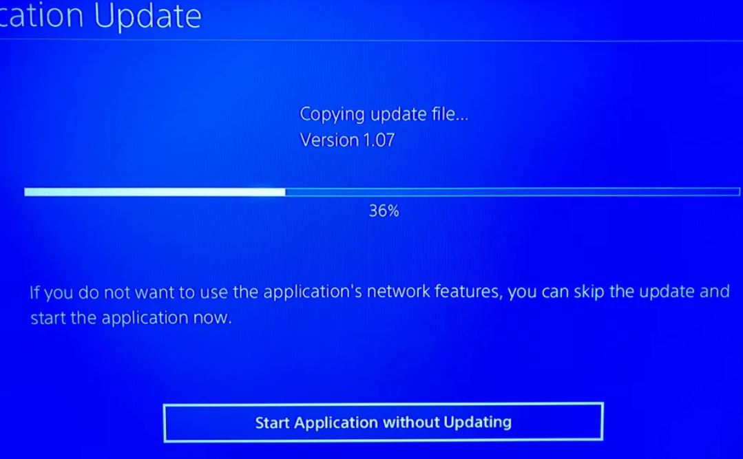 what is copying ps4 download